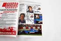BRITISH GP: An official signed programme from the 1991 British Grand Prix at Silverstone, signed by numerous drivers [Location: Melbourne] - 14