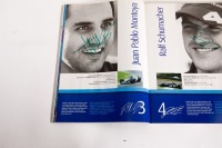 EUROPEAN GP: An official signed programme from the 2003 European Grand Prix held at Nurburgring, signed by an ensemble number of drivers, most notably Schumacher, Coulthard, Raikkonen, Alonso & Webber [Location: Melbourne] - 8