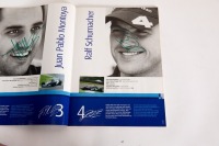EUROPEAN GP: An official signed programme from the 2003 European Grand Prix held at Nurburgring, signed by an ensemble number of drivers, most notably Schumacher, Coulthard, Raikkonen, Alonso & Webber [Location: Melbourne] - 9