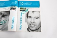EUROPEAN GP: An official signed programme from the 2003 European Grand Prix held at Nurburgring, signed by an ensemble number of drivers, most notably Schumacher, Coulthard, Raikkonen, Alonso & Webber [Location: Melbourne] - 17