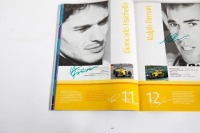 EUROPEAN GP: An official signed programme from the 2003 European Grand Prix held at Nurburgring, signed by an ensemble number of drivers, most notably Schumacher, Coulthard, Raikkonen, Alonso & Webber [Location: Melbourne] - 18