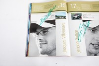 EUROPEAN GP: An official signed programme from the 2003 European Grand Prix held at Nurburgring, signed by an ensemble number of drivers, most notably Schumacher, Coulthard, Raikkonen, Alonso & Webber [Location: Melbourne] - 23