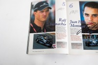 BELGIAN GP: An official signed programme from the 2001 Belgian Grand Prix held at Spa-Francorchamps, signed by an ensemble number of drivers [Location: Melbourne] - 8