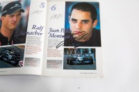 BELGIAN GP: An official signed programme from the 2001 Belgian Grand Prix held at Spa-Francorchamps, signed by an ensemble number of drivers [Location: Melbourne] - 9