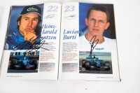 BELGIAN GP: An official signed programme from the 2001 Belgian Grand Prix held at Spa-Francorchamps, signed by an ensemble number of drivers [Location: Melbourne] - 25