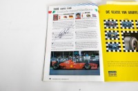 GERMAN GP: A signed official programme for the 1998 German Grand Prix at Hockenheim, signed by an ensemble number of drivers [Location: Melbourne] - 5