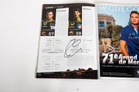 MONACO GP: An official signed programme from the 2013 Monaco GP, signed by numerous drivers [Location: Melbourne] - 7