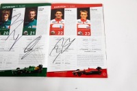 MONACO GP: An official signed programme from the 2013 Monaco GP, signed by numerous drivers [Location: Melbourne] - 15