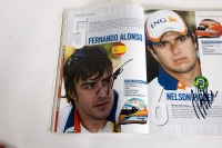 BRITISH: An official signed programme from the 2008 British GP, signed by many drivers such as Hill, Raikkonen, Rosberg, Piquet Jnr, Webber & many more [Location: Melbourne] - 8