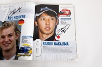 BRITISH: An official signed programme from the 2008 British GP, signed by many drivers such as Hill, Raikkonen, Rosberg, Piquet Jnr, Webber & many more [Location: Melbourne] - 12