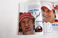 BRITISH: An official signed programme from the 2008 British GP, signed by many drivers such as Hill, Raikkonen, Rosberg, Piquet Jnr, Webber & many more [Location: Melbourne] - 15