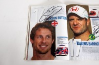 BRITISH: An official signed programme from the 2008 British GP, signed by many drivers such as Hill, Raikkonen, Rosberg, Piquet Jnr, Webber & many more [Location: Melbourne] - 17