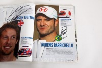 BRITISH: An official signed programme from the 2008 British GP, signed by many drivers such as Hill, Raikkonen, Rosberg, Piquet Jnr, Webber & many more [Location: Melbourne] - 18
