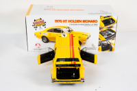 HT MONARO: A Limited Edition 1:18 scale CLASSIC CARLECTABLES Holden HT MONARO as raced by Norm Beechey to be the winner in the 1970 Australian Touring Car Championship, with COA, model numbered 589/3000 - 5