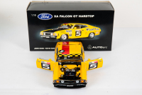 FALCON: An Autoart / Biante 1:18 scale 1973 Ford XA Falcon GT Hardtop car #5 as driven by Goss / Bartlett, limited edition (1275/5000), COA signed by Goss in original box - 3