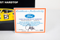 FALCON: An Autoart / Biante 1:18 scale 1973 Ford XA Falcon GT Hardtop car #5 as driven by Goss / Bartlett, limited edition (1275/5000), COA signed by Goss in original box - 6