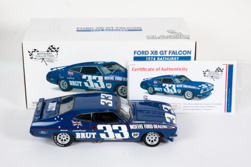 FORD: A Classic Carlectables 1:18 scale 1974 Ford XB GT Falcon, Bathurst winner, limited edition (349/1100) with COA in original box & outer protective box