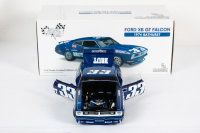 FORD: A Classic Carlectables 1:18 scale 1974 Ford XB GT Falcon, as driven by Allan Moffat and Dieter Glemser at Bathurst, limited edition (349/1100) with COA in original box & outer protective box, some stains to outer box [Updated description] - 4