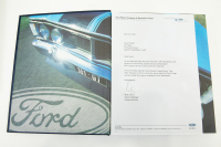FORD: 'True Blue - 75 Years of Ford in Australia' by Bill Tuckey, leatherbound hardcover book in box, published 2000 - 3