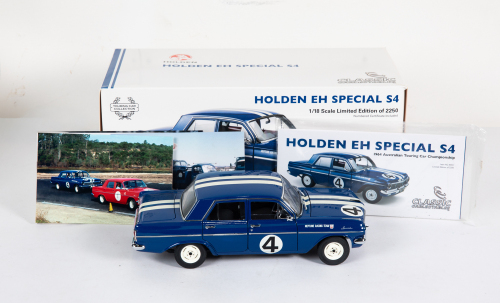 HOLDEN: A Classic Carlectables 1:18 scale 1964 Holden EH Special S4, A.T.C.C winner, limited edition of 2250 units, with COA in original box