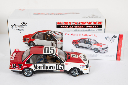 HOLDEN: A Classic Carlectables 1:18 scale 1982 Holden VH Commodore, car #05 in Marlboro livery, Bathurst winner, limited edition of 4500 units in original box