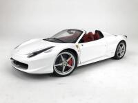 FERRARI: 1:18 scale Ferrari 458 Spider produced by Hotwheels (NB description).