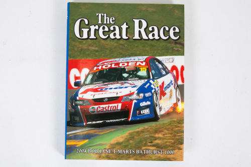 142 · THE GREAT RACE: A signed copy of 'The Great Race -2004 Bob Jane T-Marts Bathurst 1000', hardcover book, signed by Greg Murphy & Rick Kelly, published 2004