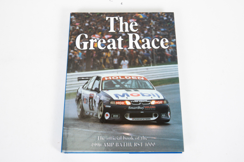 157 · THE GREAT RACE: A signed copy of 'The Great Race - 1996 AMP Bathurst 1000', hardcover book, signed by Greg Murphy & Craig Lowndes, published 1996