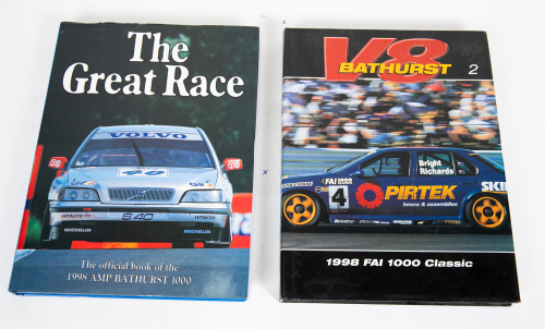 159 · BATHURST: Two hardcover books relating to the 1998 Bathurst separate class races