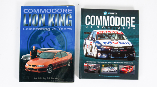 161 · COMMODORE: Two hardcover books relating to the Holden Commodore