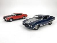 FORD: Pair of 1:18 scale Ford Falcon Coupe's produced by AutoArt (NB description)