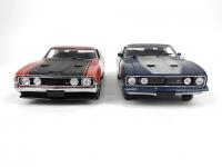 FORD: Pair of 1:18 scale Ford Falcon Coupe's produced by AutoArt (NB description) - 2