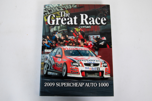172 · THE GREAT RACE: A signed copy of 'The Great Race -2009 Supercheap Auto 1000', hardcover book, signed by Garth Tander & Nick Percat, published 2009