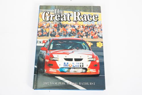 179 · THE GREAT RACE: A signed copy of 'The Great Race -2002 V8 Supercar 1000, Bathurst', hardcover book, signed by Jim Richards & Mark Skaife, published 2002