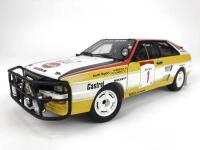 AUDI: 1:18 scale Hertz & Mikkola Audi Quattro racing car produced by AutoArt (NB description)