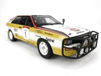 AUDI: 1:18 scale Hertz & Mikkola Audi Quattro racing car produced by AutoArt (NB description) - 3