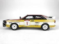 AUDI: 1:18 scale Hertz & Mikkola Audi Quattro racing car produced by AutoArt (NB description) - 8