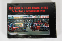 FALCON: 'The Falcon GT-HO Phase Three - On the Road to Bathurst & Beyond' by Stephen C. Stathis, still sealed book in slipcase with three c1971 colour prints of GT-HO, limited edition