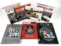FORMULA 1: Three hardcover books detailing F1 history and statistics