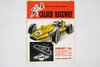 CALDER: An official programme from the inaugural race meeting at Calder raceway, January 14, 1962
