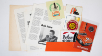 BOB JANE: A signed Bob Jane Racing Organization kit, includes driver profiles, commemorative coin & stickers, signed by Jane to cover & his personal page - 2