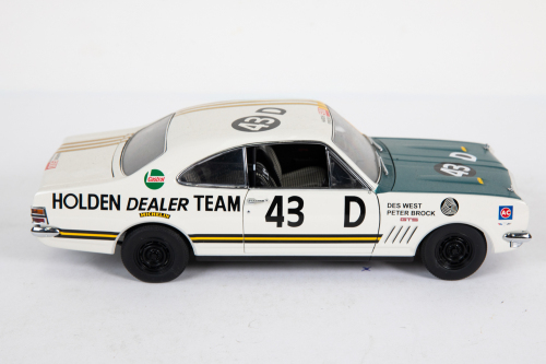 HOLDEN: An Autoart 1:18 scale 1969 HDT Holden HT GTS 350 Monaro, car #43D, drivers Brock & West