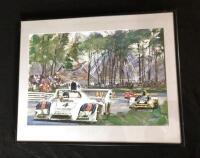 PORSCHE: Two detailed Porsche prints - RSK, 917 - 4