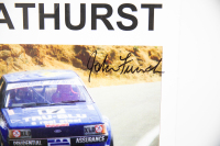 FORD: Two signed Ford posters, includes a 1994 EB Falcon race winner signed by John Bowe & Dick Johnson and a 1981 XD Falcon race winner signed by John French - 2