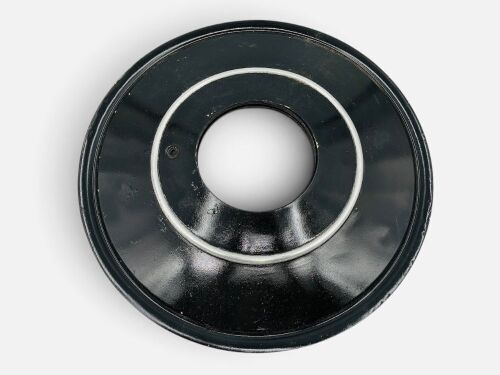 WHEEL DISCS: A set of six 19-inch painted outer discs, to suit a variety of 1930s models [Location: Sydney]