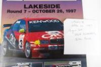 LAKESIDE: Four Lakeside racing programmes (with 23 driver signatures) - 9
