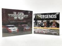 V8: A pair of V8 racing books.