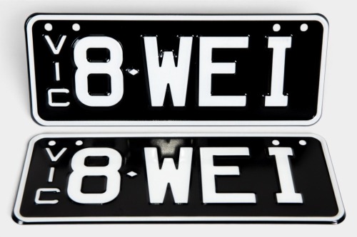 Custom Victorian Plate 8-WEI (NO RESERVE)