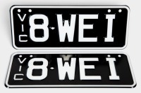 Custom Victorian Plate 8-WEI (NO RESERVE)