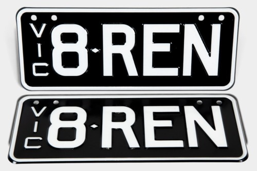 Classic Custom Victorian Plate 8-REN (NO RESERVE)